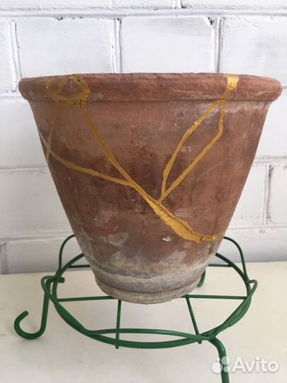 Горшок для цветов глиняный СССР