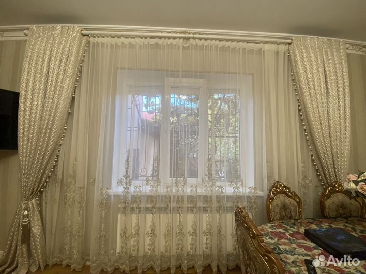 Готовые шторы и тюли бу