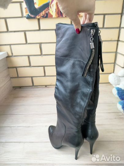 Сапоги зимние женские 40 размер натуральная кожа м