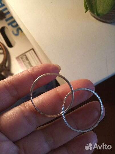 Серьги серебро 925