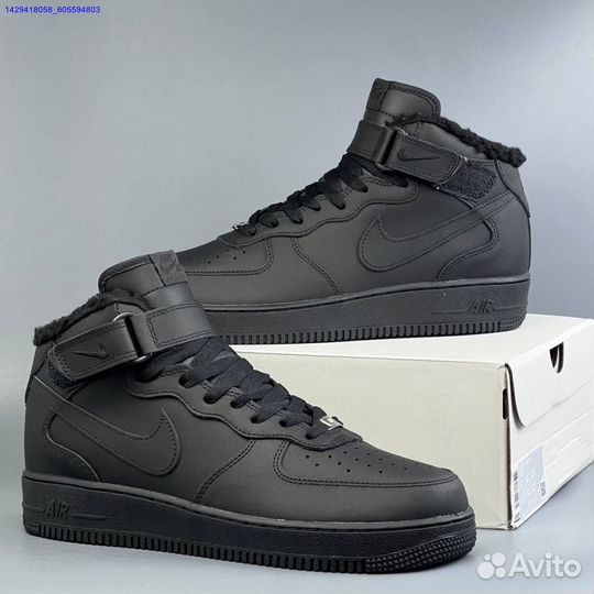 Кроссовки Nike Air Force 1 High (с мехом) (Арт.23953)