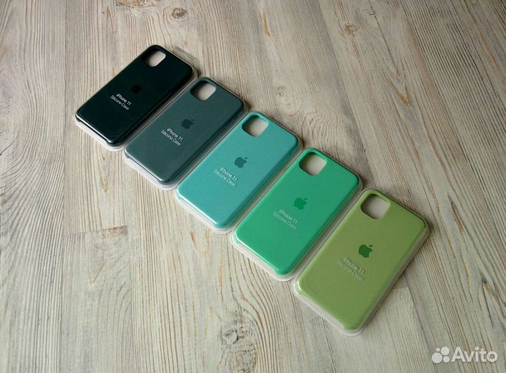 На iPhone 11 чехол silicone case