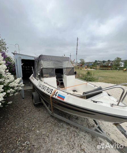 Катер Grizzly 470DC + мотор Yamaha60 + прицеп