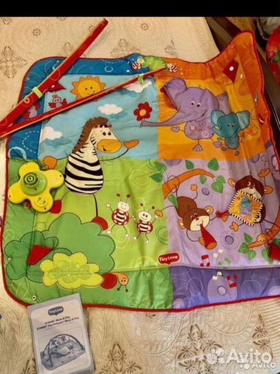 Развивающий коврик TinyLove Разноцветное сафари