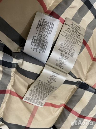 Парка пуховик burberry brit