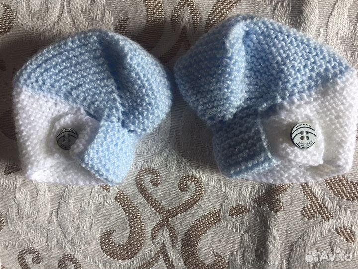 Пинетки вязаные детски