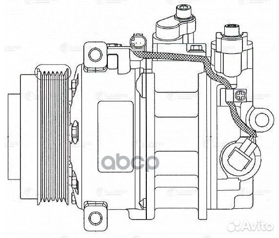 Компрессор кондиц. для а/м Mercedes C (W203) /E