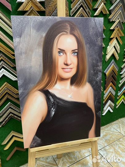 Портрет на холсте по фото