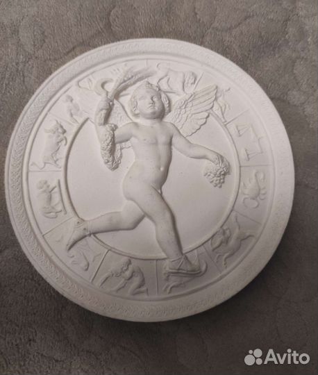 Настенный барельеф винтаж гипсовый Петродворец