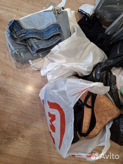 Женские вещи и обувь пакетом