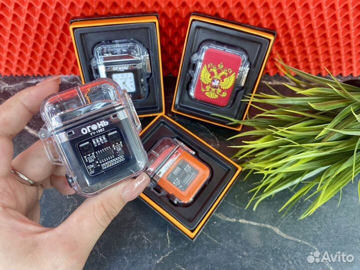 Мощная электрозажигалка с фонарём