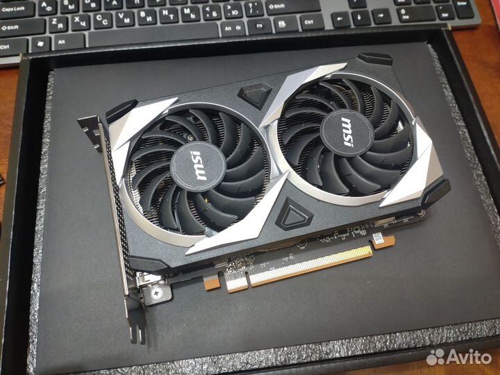 Видеокарта MSI RX 6500XT mech 2X 4GB OC