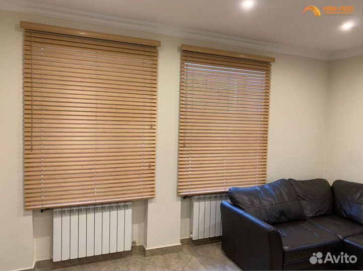 Деревянные жалюзи сосна