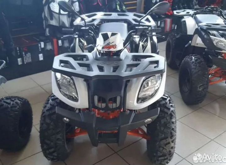 Квадроцикл Kayo Big Bull черно-белый