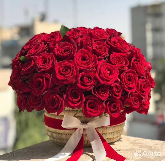 Композиции из Роз в Коробках. Цветы. Розы