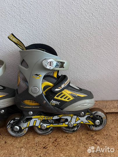 Ролики детские раздвижные размер 27-30