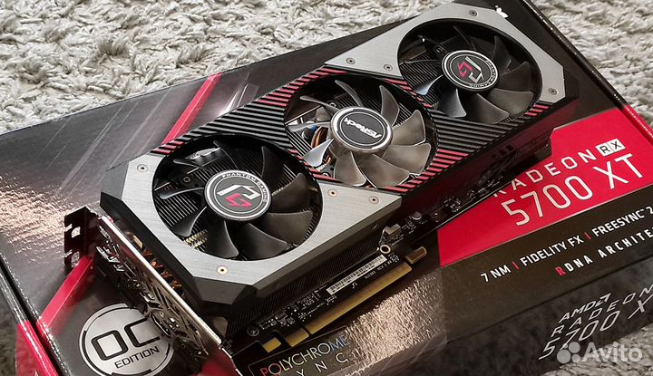 Видео карта ASRock Radeon RX 5700 XT Phantom 8Gb