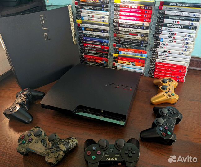 Ps3 Slim Прошитая + Топ Игры
