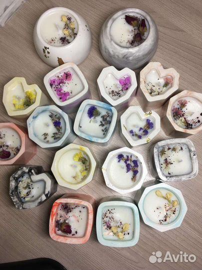 Свечи ароматические, аромасаше из соевого воска