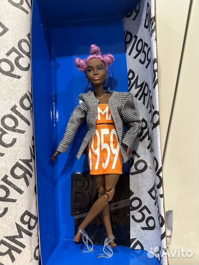 Кукла Barbie BMR 1959 коллекционная с сиреневыми