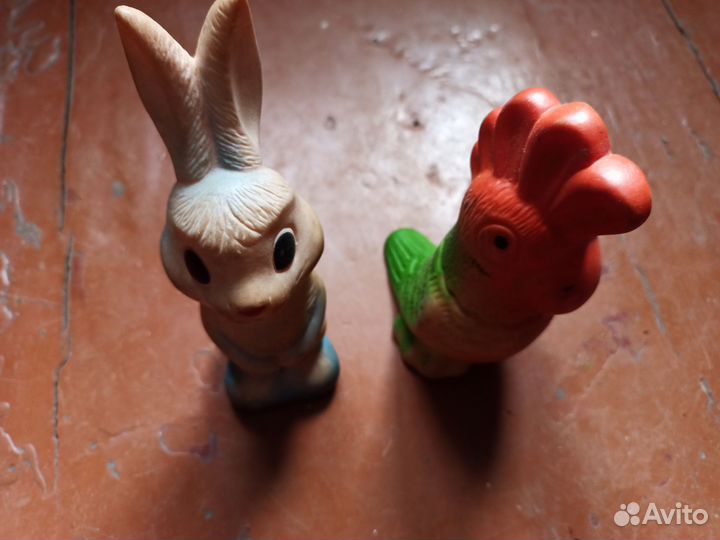 Ретро резиновые игрушки СССР