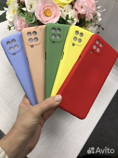 Чехол силиконовый Samsung A12/M12/ZTE Blade 20