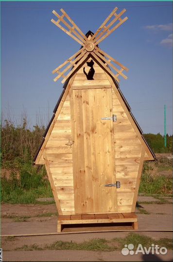 Дачный туалет с установкой BLU785