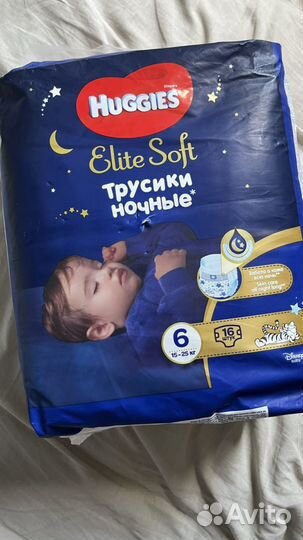 Huggies Elite Soft 6 Трусики ночные