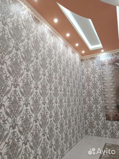 Поклейка обоев