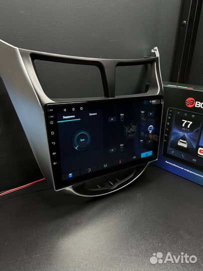 Магнитола android 2 din на Hyundai Solaris 2013