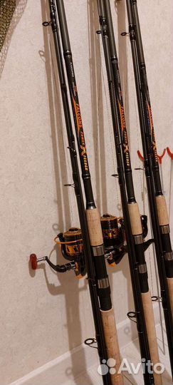 Фидерное удилище с катушкой
