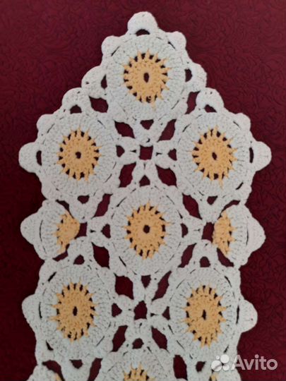 Вязаные крючком старинные салфетки