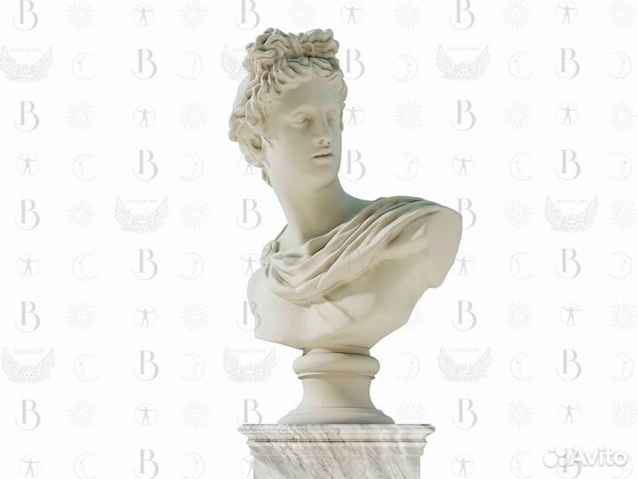 Бюст аполлон бельведерский 75 см