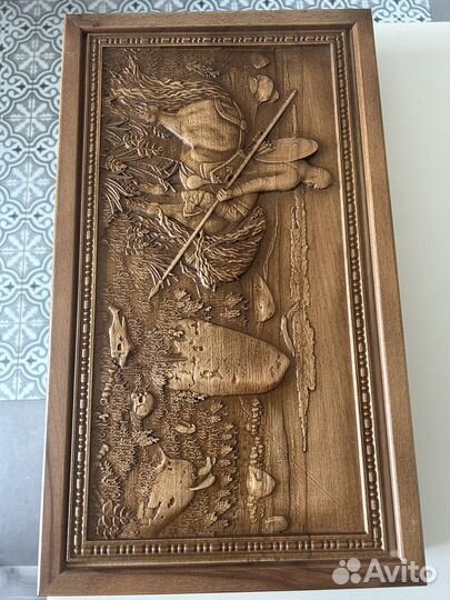 Нарды резные богатырь на распутье