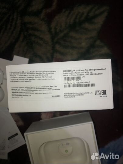 Беспроводные наушники apple airpods pro 2