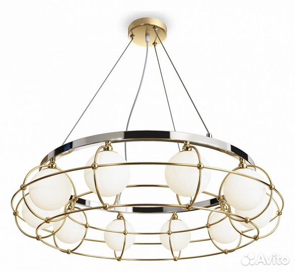 Подвесная люстра Maytoni Carcass MOD312PL-10GCH