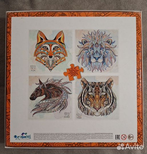 Пазлы собранные с лисой