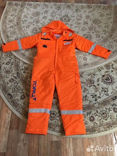 Рабочий комбинезон зимний оранжевый