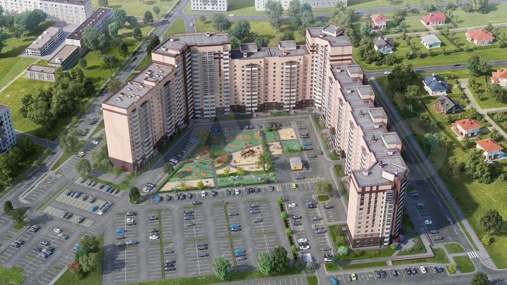 2-к. квартира, 66,7 м², 12/12 эт.