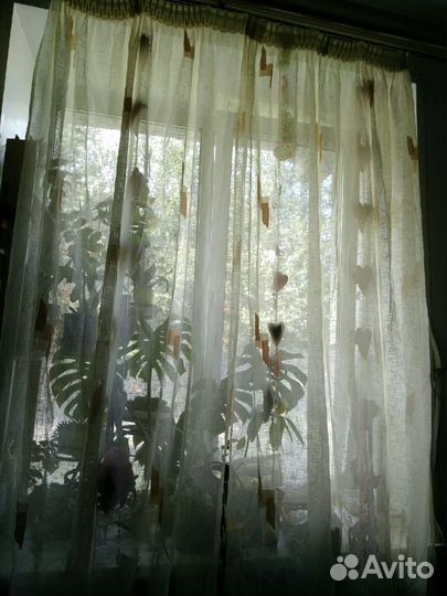 Шторы, тюль бежевые