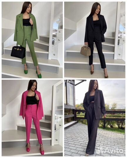 Классический костюм женский 40 42 44 46