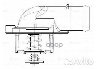 Термостат для а/м Volkswagen Touareg (02) /Tran