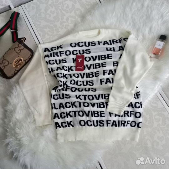 Женский свитшот кофта 42-46 Оверсайз