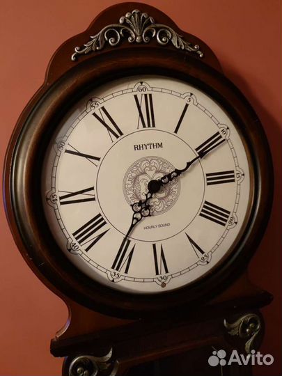 Настенные музыкальные кварцевые часы rhythm CMJ380