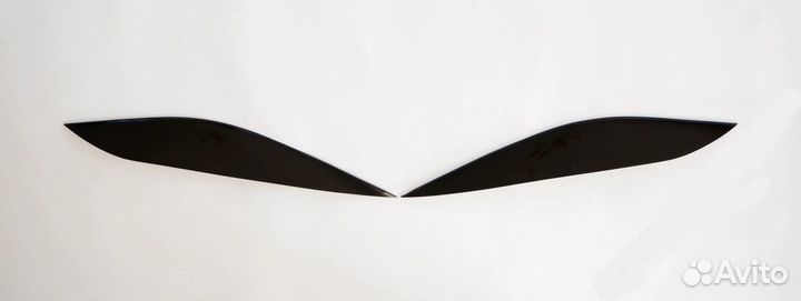 Реснички на фары для Skoda Fabia 2010-2014