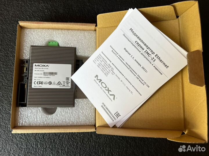 Медиаконвертер moxa IMC-21-S-SC
