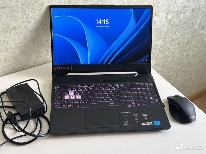 Asus tuf f15 i5 3050 512гб идеальный игровой