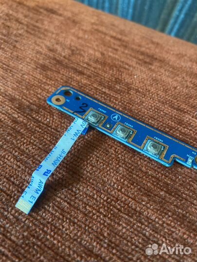 Плата кнопок включения sony vaio sve17