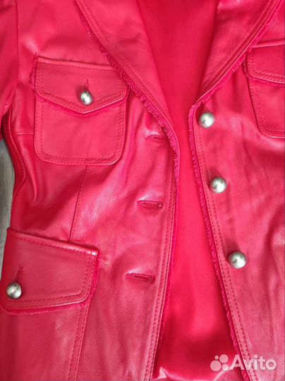 Кожаный пиджак