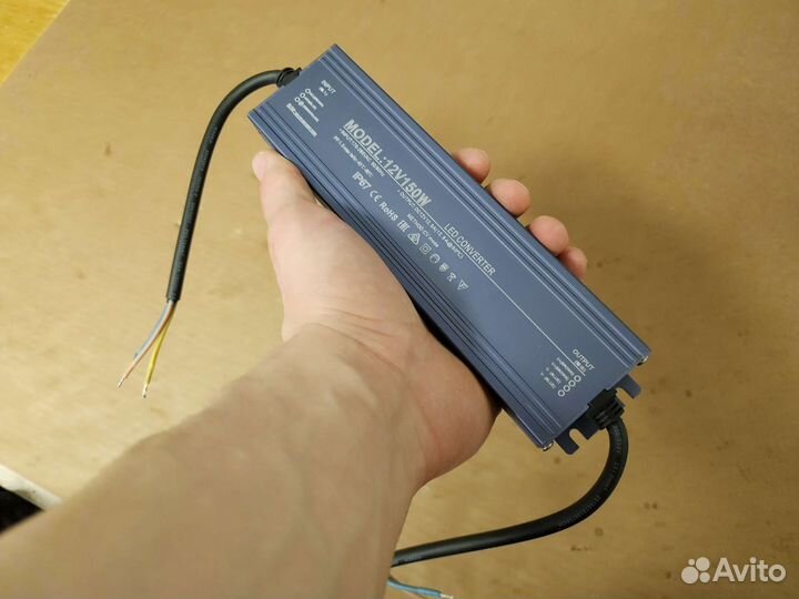 Блок питания 100w герметичный 12v